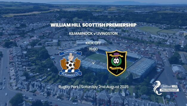 Event image William Hill Premiership - Kilmarnock v Livingston - Saturday 2nd August 2025