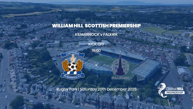 Event image William Hill Premiership - Kilmarnock v Falkirk - Saturday 20th December 2025