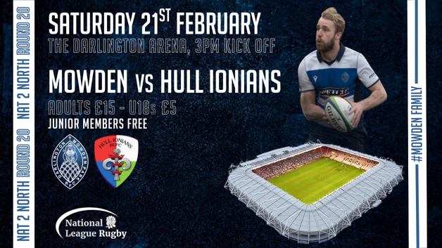Event image Darlington Mowden Park v Hull Ionians