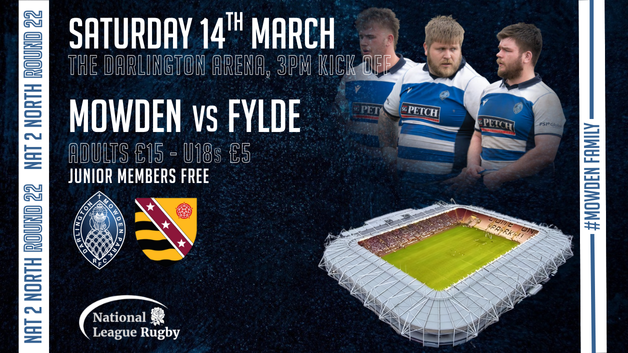 Event image Darlington Mowden Park v Fylde