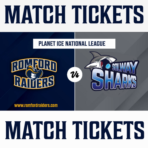 Event image Romford Raiders Ice Hockey vs Solway Sharks - Sunday - 28.09.2025