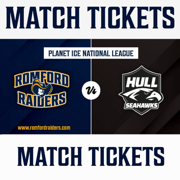 Event image Romford Raiders Ice Hockey vs Hull Seahawks Saturday - 25.10.2025