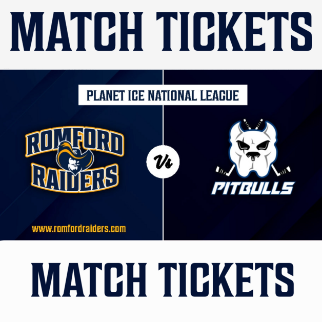 Event image Romford Raiders Ice Hockey vs Bristol Pitbulls Sunday - 02.11.2025