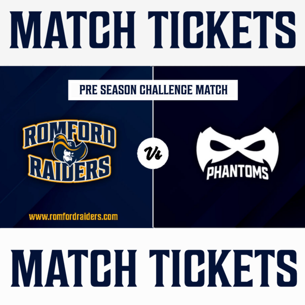 Event image Romford Raiders vs Peterborough Phantoms Sunday - 21.12.2025