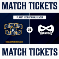 Event image Romford Raiders vs Peterborough Phantoms Sunday - 21.12.2025 + Skate with the players (Optional extra)