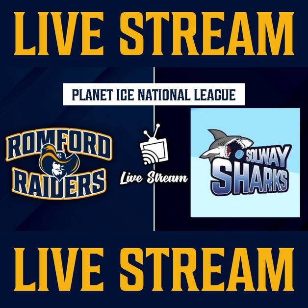 Event image **LIVE STREAM** Romford Raiders vs Solway Sharks | Sunday 28th September 2025 | 17:15 Face Off
