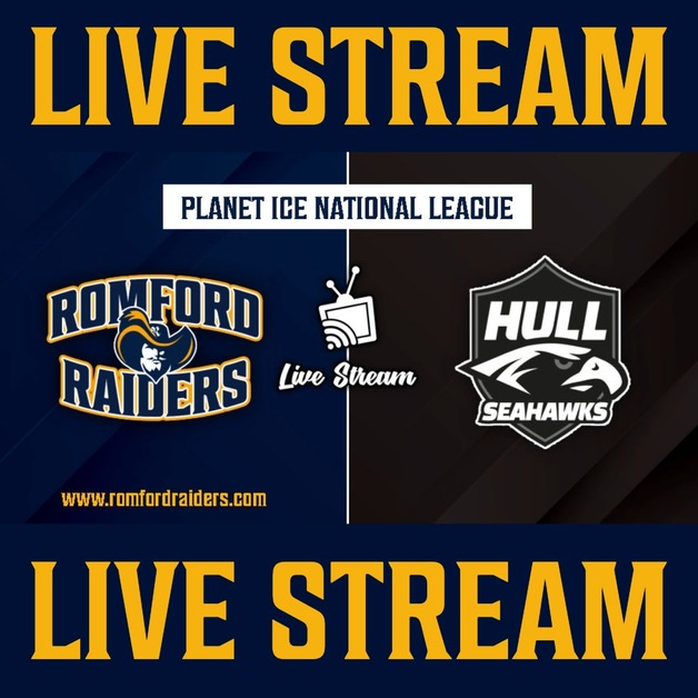 Event image **LIVE STREAM** Romford Raiders vs Hull Seahawks | Saturday 25th October 2025 | 17:15 Face Off