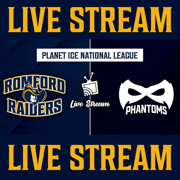 Event image ** Live Stream** - Romford Raiders vs Peterborough Phantoms - Wednesday 29th October 2025 - 19:15 Face Off