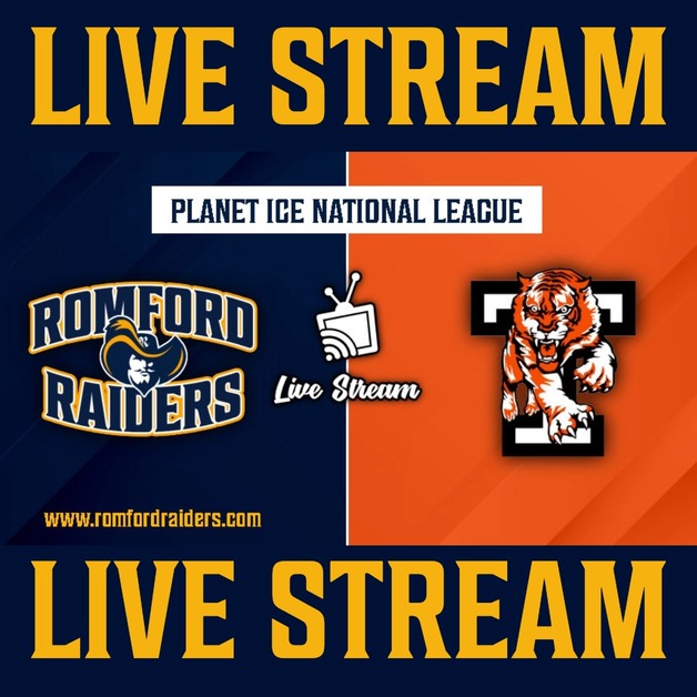 Event image **LIVE STREAM** Romford Raiders vs Telford Tigers | Sunday 18th January 2026 | 17:15 Face Off