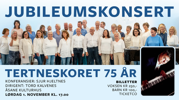 Event image Tertneskoret 75 år - Jubileumskonsert