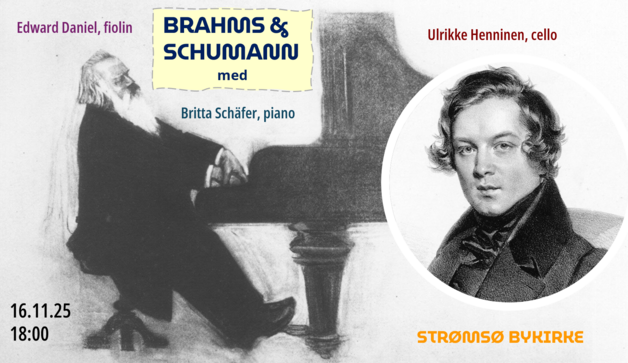 Event image Kammermusikk av Johannes Brahms og Robert Schumann // Strømsø bykirke