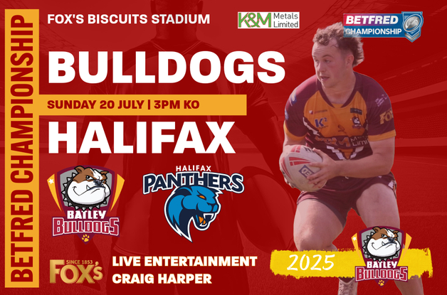 Event image BULLDOGS v HALIFAX PANTHERS