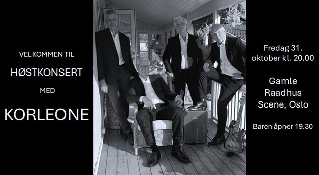 Event image Korleone's høstkonsert