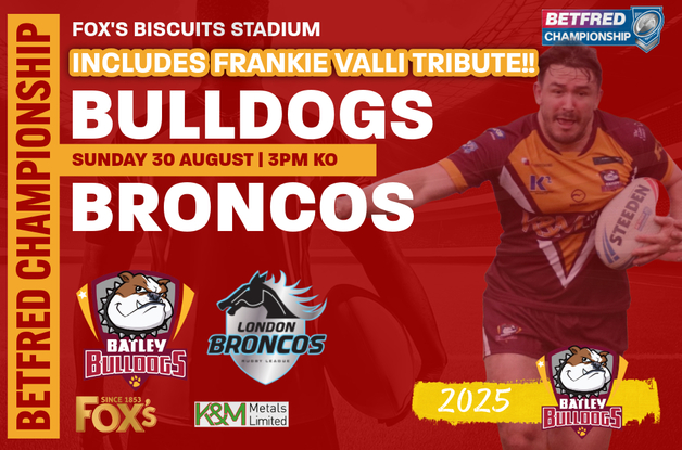 Event image BULLDOGS v BRONCOS