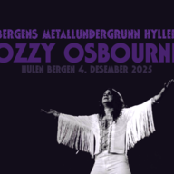 Event image BERGENS METALLUNDERGRUNN HYLLER OZZY OSBOURNE - EN TRIBUTEKVELD TIL BLACK SABBATH OG OZZY OSBOURNE || Hulen