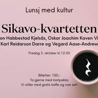 Event image Lunsj med kultur: Sikavo-kvartetten