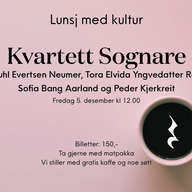 Event image Quartet series – Kvartett Sognare