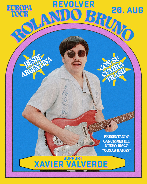 Event image Rolando Bruno (arg) // Supp.: Xavier Valverde // Revolver