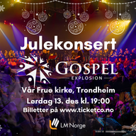 Event image Julekonsert med Gospel Explosion Trondheim og fullt band kl. 1900!