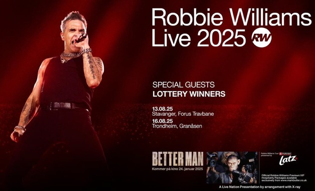 Event image Direkte buss til Robbie Williams!