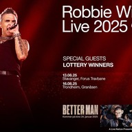 Event image Direkte buss til Robbie Williams!