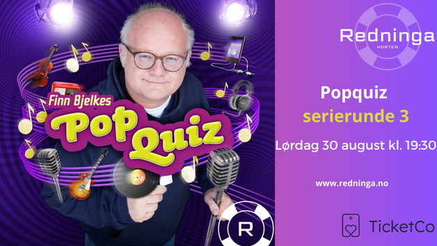 Event image Finn Bjelkes Pop Quiz - Serierunde 3