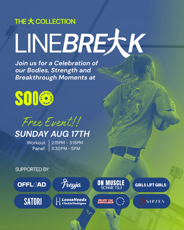 Event image LINE BREAK by The 大 Collection - Workout, Panel, Discussion + Q&A !