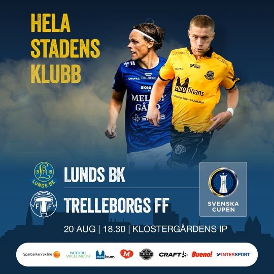 Event image Svenska Cupen Lunds BK  - Trelleborgs FF
