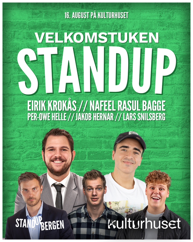 Event image Fadderuke: Standup Bergen