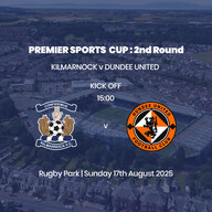 Event image Premier Sports Cup - Kilmarnock v Dundee United - Sunday 17th August 2025 