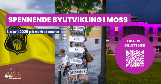 Event image Åpnet møte om spennende byutvikling i Moss 8. oktober 