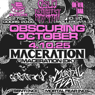 Event image Oslo Deathfest pres.: Maceration (DK) + Mortal Fear + Senti // Revolver