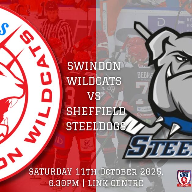 Event image LIVE STREAM - Swindon Wildcats v Sheffield Steeldogs F/0 18:30