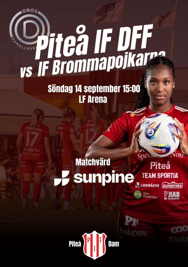 Event image Piteå IF DFF vs IF Brommapojkarna