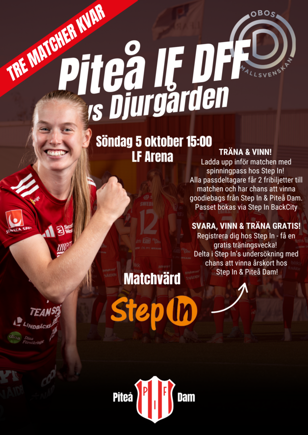 Event image Piteå IF DFF vs Djurgårdens IF