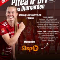 Event image Piteå IF DFF vs Djurgårdens IF