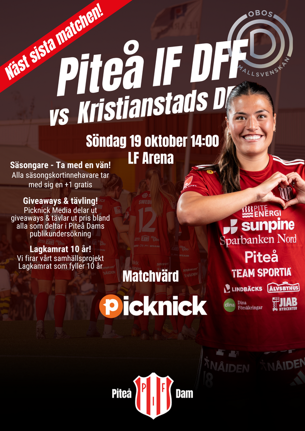 Event image Piteå IF DFF vs Kristianstads DFF