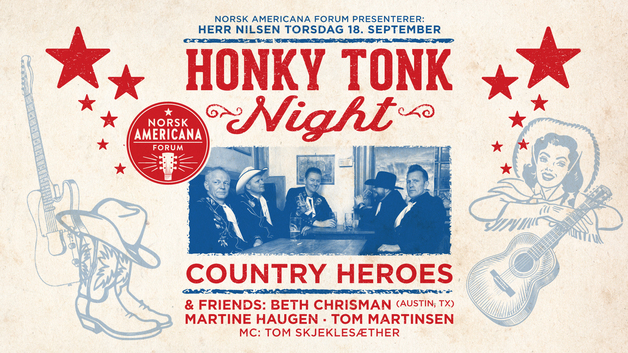 Event image  Honky Tonk Night - Norsk Americana Forum