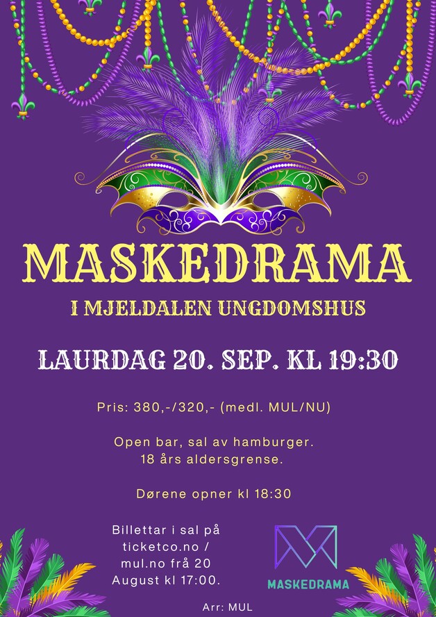 Event image Maskedrama 20/9