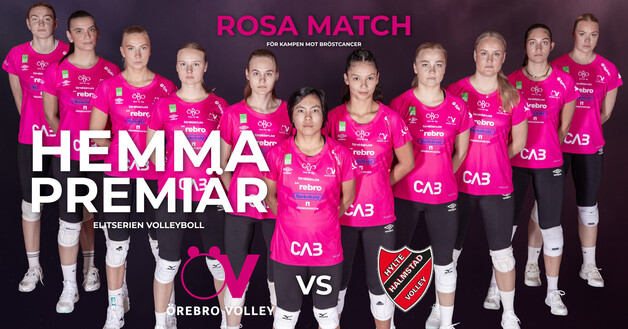 Event image Hemmapremiär Elitserien Volleyboll Örebro Volley - Hylte Halmstad VBK