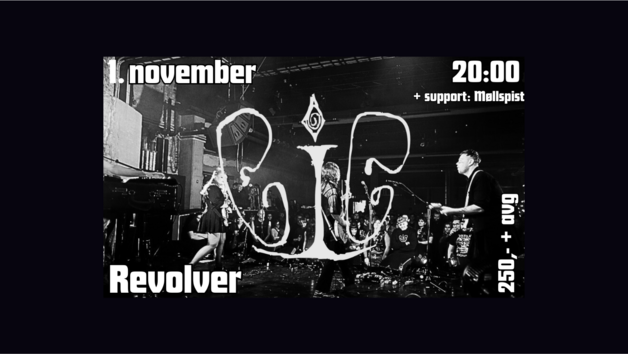 Event image EIE // Supp.: Møllspist // Revolver