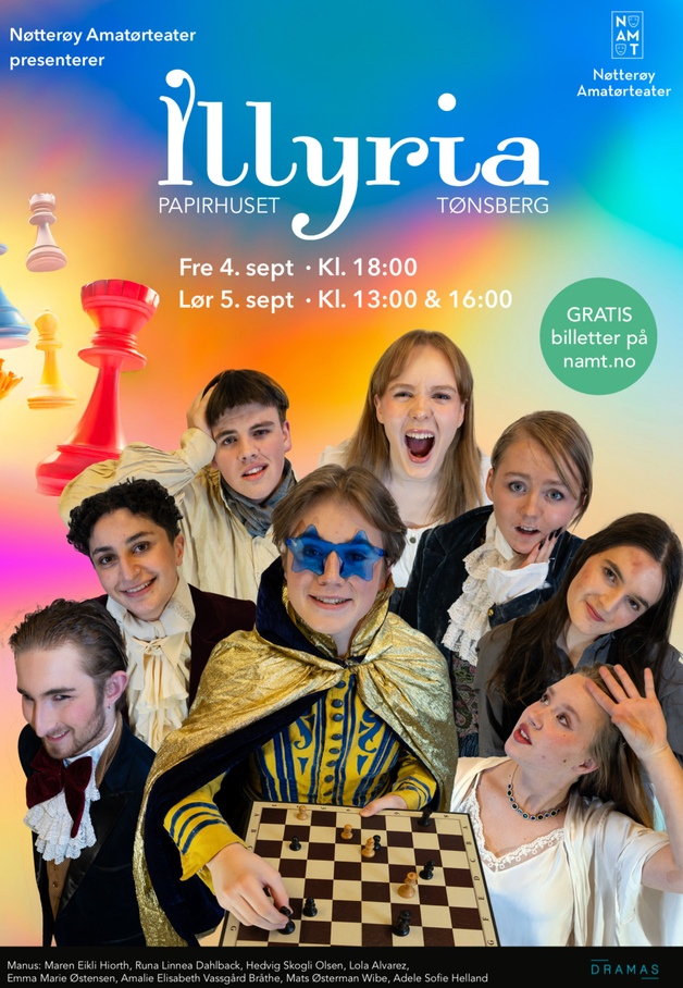 Event image Illyria Lørdag 06.09 16:00