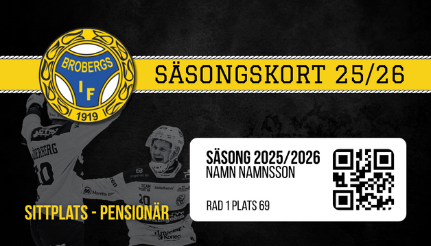 Event image Säsongskort 25/26 Broberg/Söderhamn Bandy