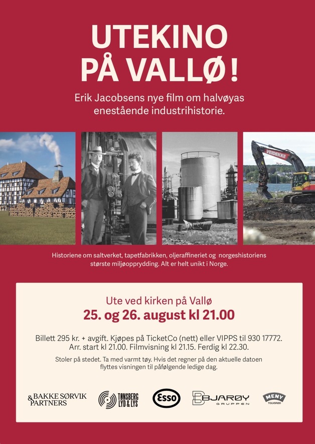 Event image Utekino på Vallø! Tirsdag 26. August 2025 kl. 21.00