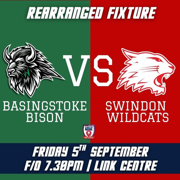 Event image GAME TICKETS - Basingstoke Bison v Swindon Wildcats F/O 19:30
