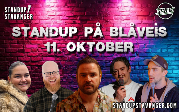 Event image Standup på Blåveis - 11. oktober