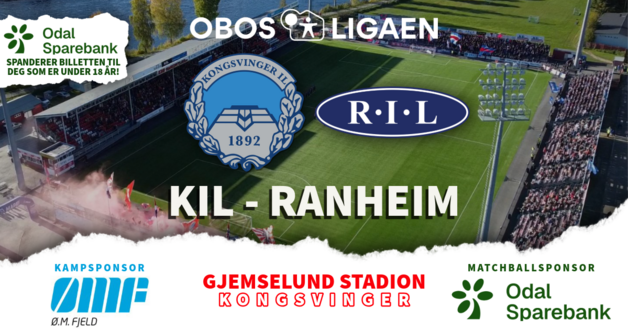 Event image KONGSVINGER - RANHEIM | OBOS-LIGAEN 2025