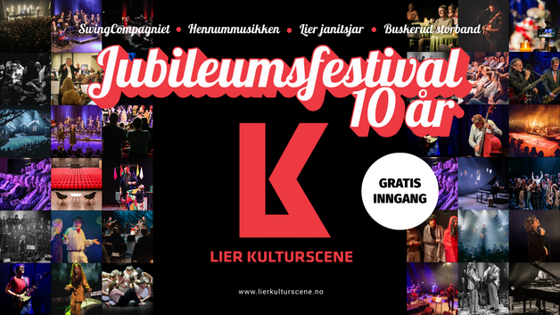 Event image Jubileumsfestival: Lier kulturscene 10 år! 