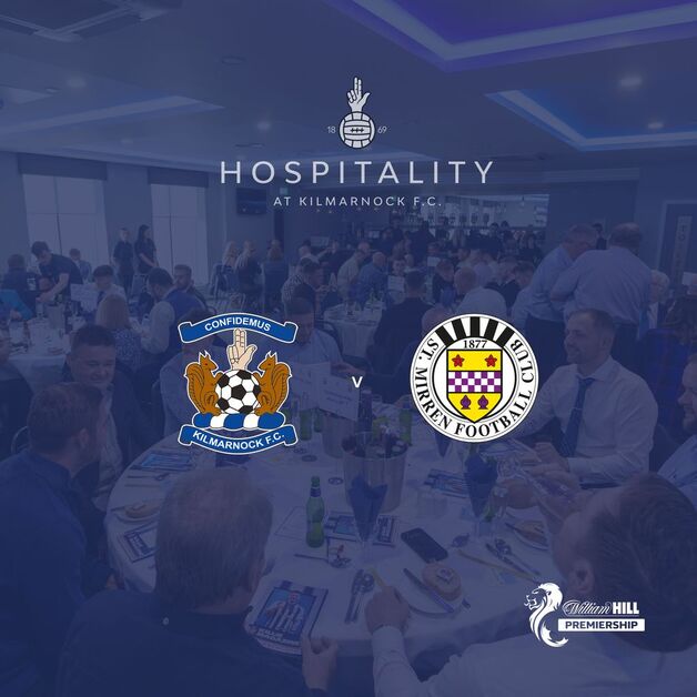 Event image Kilmarnock vs St Mirren Hospitality - Wednesday 11th February, 7.45pm