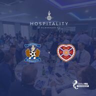 Event image Kilmarnock vs Hearts Hospitality - Saturday 14th March, 3pm